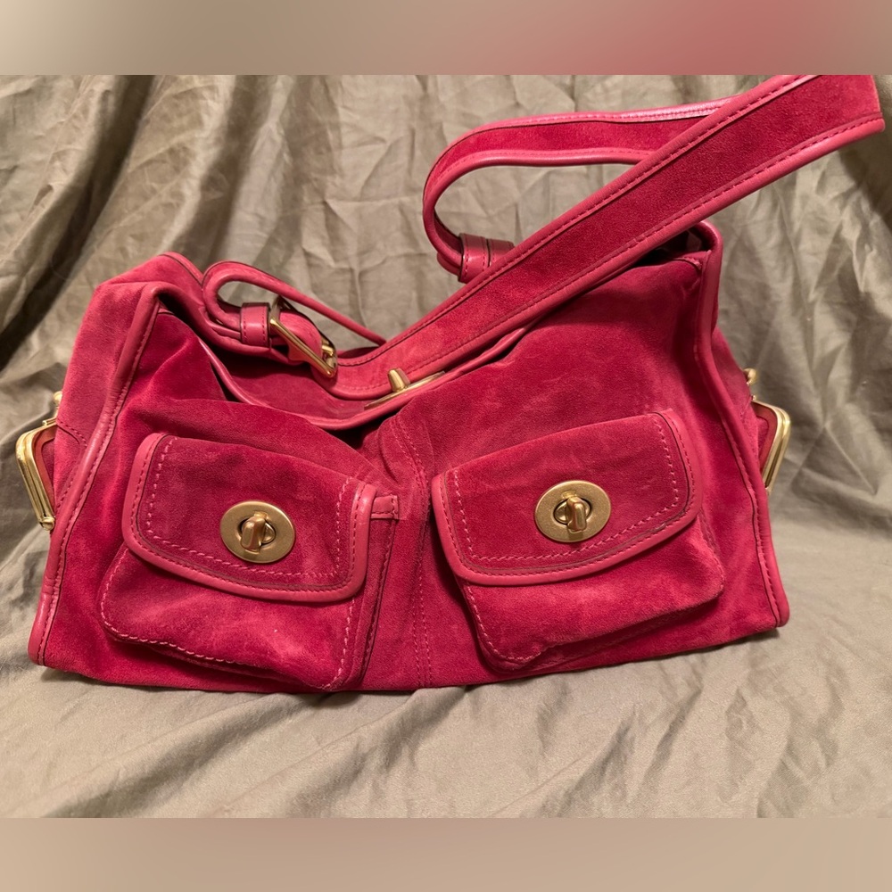 Coach Archive 12797 Raspberry Bleecker Haversack Limited Edition Rare Vintage